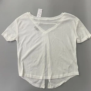Senlintex Yoga Tops, Open Back Short Sleeve Yoga Top, Loose Yoga Workout Top - Picture 1 of 5