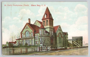 POSTKARTE GLACE BAY, N.S., , KANADA, ST. PAUL'S PRESBYTERIAN CHURCH - Bild 1 von 3