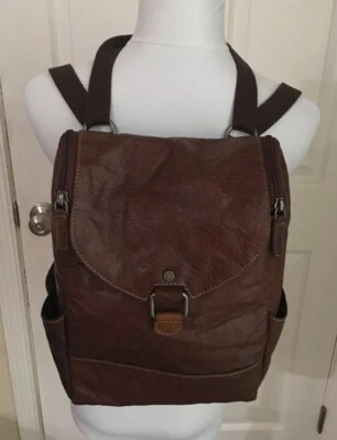 Mochila Bandolera Jack Georges Voyager Collection Pequeña Convertible Cuero Nueva con Etiquetas Foto 1 de 4