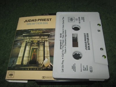 Judas Priest - Sin After Sin (cassette) - Image 1 of 4