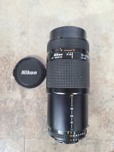 Nikon AF NIKKOR 70-210mm 1:4-5.6 Telephoto Zoom Lens Made In Japan