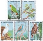 Sao Tome e Principe 1405-1409 (kompl.Ausg.) gestempelt 1993 Vögel