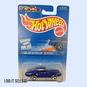 Hot Wheels Blue Streak Series '55 Chevy veicolo pressofuso #575 1996 Mattel 1/4 - Foto 1 di 5
