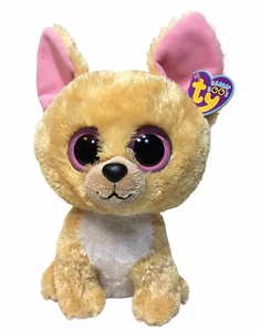 Peluche Ty Beanie Boos Buddy Nacho Chihuahua cachorro perro 9 pulgadas TAG - Imagen 1 de 11