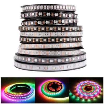 WS2812B 5050 RGB LED Strip 150 300 Leds 144 60 30LED/M Individual Addressable 5V - Image 1 of 4