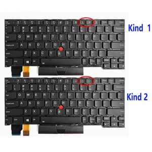 Teclado con retroiluminación para portátil Lenovo ThinkPad X13 Yoga Gen 1 X390 Yoga - Imagen 1 de 3