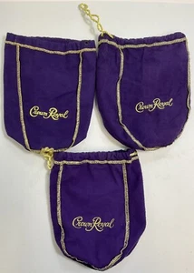 Lote de 3 bolsas de cuerda de dibujo de tela Crown Royale usadasKitchenCom - Imagen 1 de 7