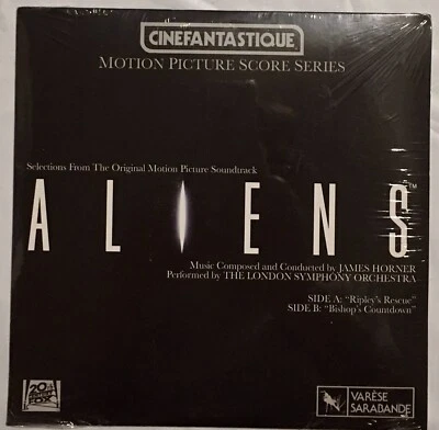Aliens Cinefantastique Motion Picture Score Series 7” 45 RPM Vinyl-Sealed - Image 1 of 2