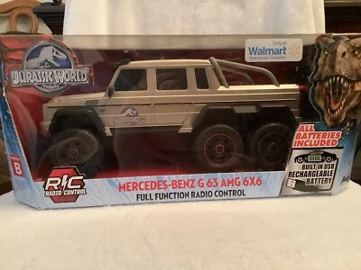 Jurassic World Mercedes-Benz G 63 AM6 6x6 Full Function Remote Control Jada 2015 - Image 1 of 4
