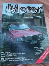 MOTOR Car magazine B JAN 1980 LTD GEMINI T18 VC COMMODORE BROUGHAM CAPRICE STATE