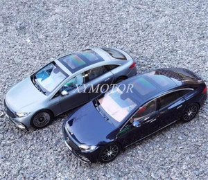 NZG 1:18 Benz EQS 2022 Pure Electric Vehicle Diecast Model Car Blue/Black/Gray - Picture 1 of 25