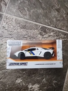 LAMBORGHINI AVENTADOR SV HYPER-SPEC 911 STATE TROOPER POLICE 1:32 JADA CAR MODEL - Picture 1 of 6