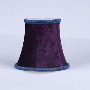 Vintage Small Lampshade Velvet Fabric Lamp Drum Shade Table Ceiling Light Cover 