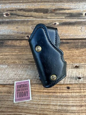 Funda de competición Ernie Hill Speed de cuero negro para GLOCK 19 23 32 Foto 1 de 3