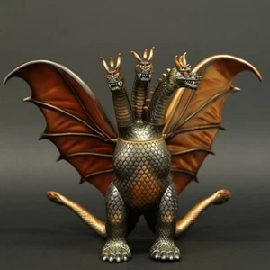 Godzilla Store Japan Marusan King Ghidorah (1964) Dark Brown ver. H 11.8 in - Picture 1 of 8