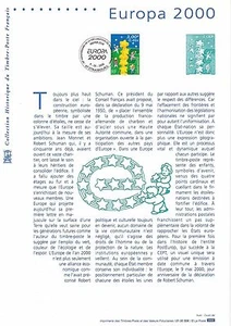 Document Philatélique 1er Jour : 06 2000 - Europa 2000 - Imagen 1 de 1
