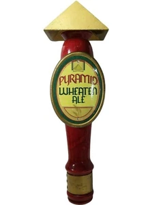 Pyramid Wheaten Ale Hard Wood Beer Tap Handle 11" Tall - Picture 1 of 6