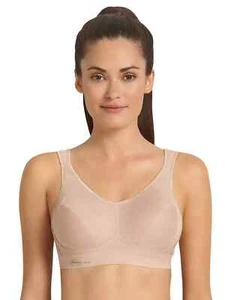 NWT Anita Extreme Control Full Figure Non-wired Sports Bra Active 5527 Desert - Picture 1 of 5