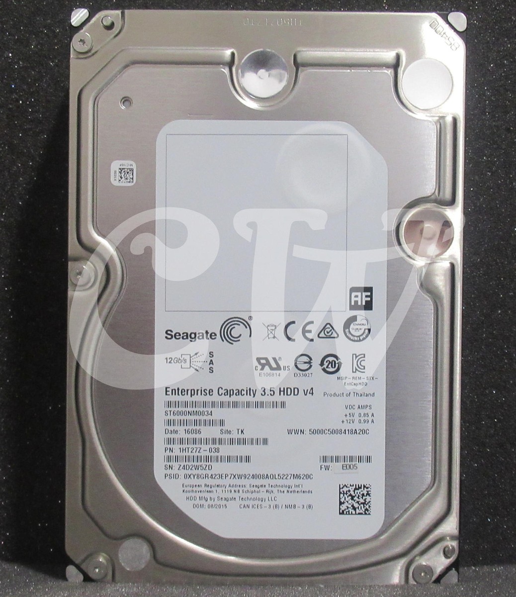 Seagate SAS Internal 7200 RPM Rotation Speed 6 TB Storage Seagate SAS Internal 7200 RPM Rotation Speed 6 TB Storage