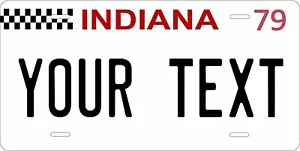 Indiana 1979 personalisiertes individuelles Nummernschild Auto Motorrad Bike - Bild 1 von 2