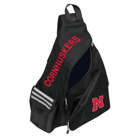 Nebraska Cornhuskers "Leadoff" Sling Backpack, 20" x 9" x 15" Cover