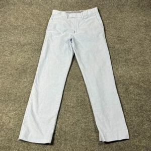 J CREW Pants Mens 29x32 Light Blue Bowery Classic Flat Front Classic Preppy - Picture 1 of 15
