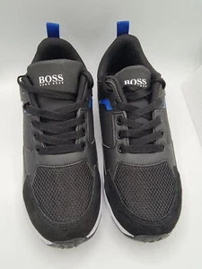 Scarpe Hugo Boss ATHLEISUR / UK 4.US-4,EU-37 / NERO E BLU - Foto 1 di 12