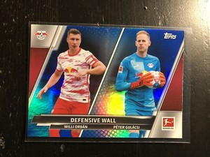 2021-22 Topps Bundesliga Blue Foil #196 Defensive Wall Orban Gulacsi /99 PWE