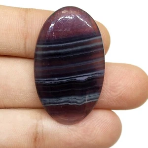 100% Natural Rainbow Fluorite 39 Carat Oval Shape Loose Gemstone Cabochon 37*22 - Picture 1 of 3