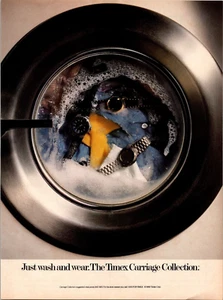 1989 Timex Carriage Collection Watch Vintage Print Ad Ephemera Full Page - Picture 1 of 1