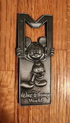 Disney Mickey Mouse front and back cast bottle opener - Image 1 of 3