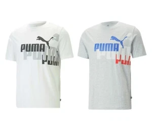 Puma Herren T-Shirt ESS+ 2 LOGO Power Tee Größe S bis XXL Farbwahl NEU - Bild 1 von 5