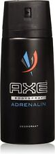 2 AXE Adrenalin Mens Deodorant Body Spray 150ml