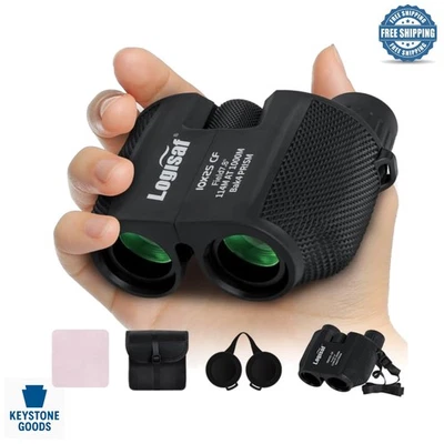 10x25 Compact Waterproof Binoculars for Adults & Kids - Image 1 of 4