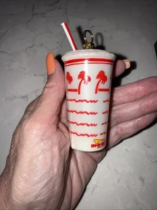 In-n-Out Trinkbecher Glas Ornament, 2007-2008, Joy To The World Sammlerstück - Bild 1 von 13