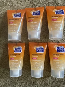 Exfoliante facial Clean & Clear Morning Burst 1 oz tamaño de viaje “lote de 6” - Imagen 1 de 3