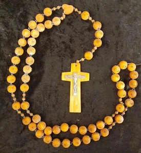 Großer Holz Rosenkranz, Wand Rosenkranz - Bild 1 von 5