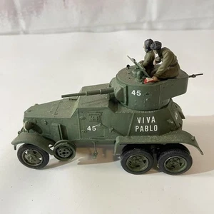 Coche blindado soviético BA-6 construido profesional con modelo de exhibición pintado de 2 soldados de la Segunda Guerra Mundial - Imagen 1 de 12