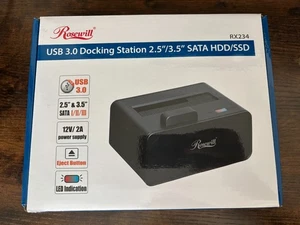 ROSEWILL USB 3.0 DOCKING STATION 2.5"/3.5" SATA HDD/SSD RX234 - Picture 1 of 7