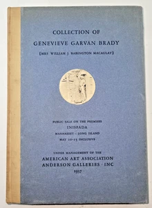 COLLECTION OF GENEVIEVE GARVAN BRADY 1937 American Art Assoc./Anderson Galleries - Picture 1 of 7