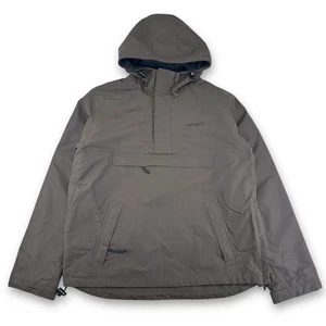 VTG Carhartt Nimbus Pullover Hood Windbreaker Jacket, Brown, Small (JKT698) - Picture 1 of 6