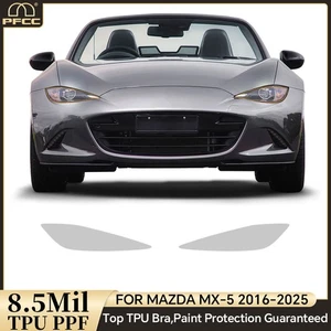 For Mazda MX-5 MX5 2016-2023 Headlights Precut Paint Protection Film Clear PPF - Picture 1 of 20