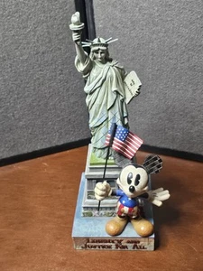 Walt Disney Showcase Collection Liberty And Justice For All #4007663 Jim Shore - Picture 1 of 8