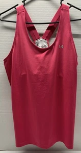 Under Armour Fitted Heat Gear Racerback Wide Strap Tank Top - Women's LG **EUC** - Picture 1 of 10