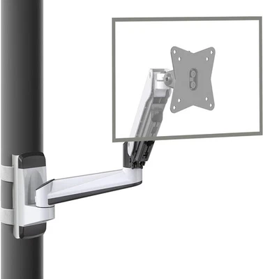 CondoMounts CLMMMAW2022 Altura Ajustable Movimiento Completo TV Pilar Montaje Blanco 32" Foto 1 de 2