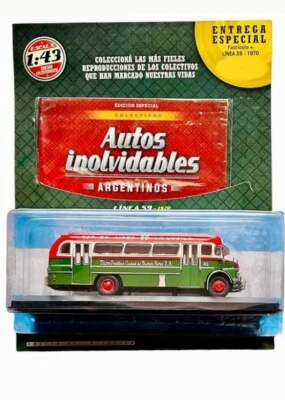 Mercedes Benz L0 1114 (1970) Argentina Bus Diecast 1:43 Unforgettable Cars Rare - Image 1 of 3