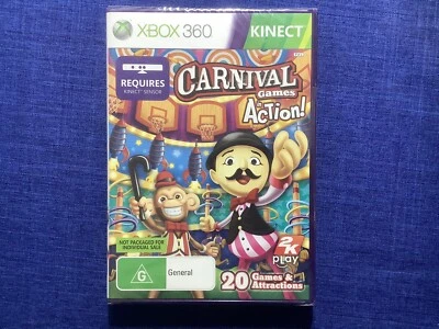 Carnival Games In Action! - Microsoft Xbox 360 Kinect Game - Brand New & Sealed - Image 1 of 2