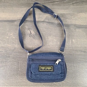 Borsa a tracolla Funky Chunk USA in denim piccola - Foto 1 di 14