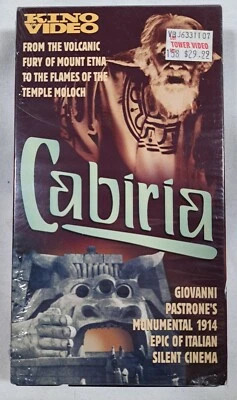 Cabiria 1914 VHS 2000 Kino Home Video Black & White Italian Silent Cinema OOP  - Image 1 of 2