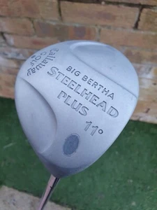 GENTS RIGHT HAND CALLAWAY BIG BERTHA STEELHEAD PLUS 11 degree DRIVER REFURBISHED - Picture 1 of 10